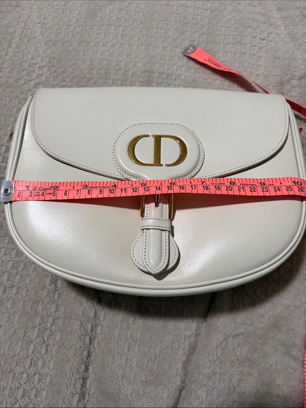 Dior Bobby Bag with Blue Dior Oblique Embroidered Shoulder Strap - Picture 10 of 11